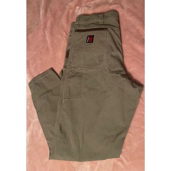Wrangler Beige Riggs Workwear Pants 38x32 3W020BR - Picture 5 of 10